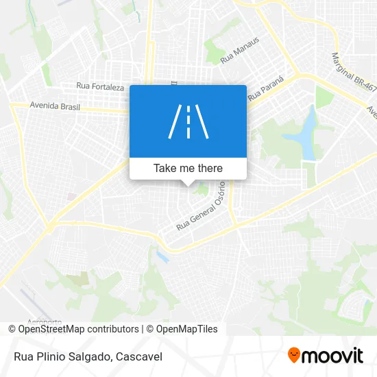 Rua Plinio Salgado map