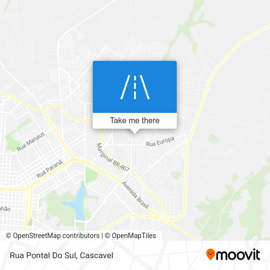 Rua Pontal Do Sul map