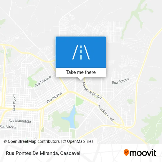 Rua Pontes De Miranda map