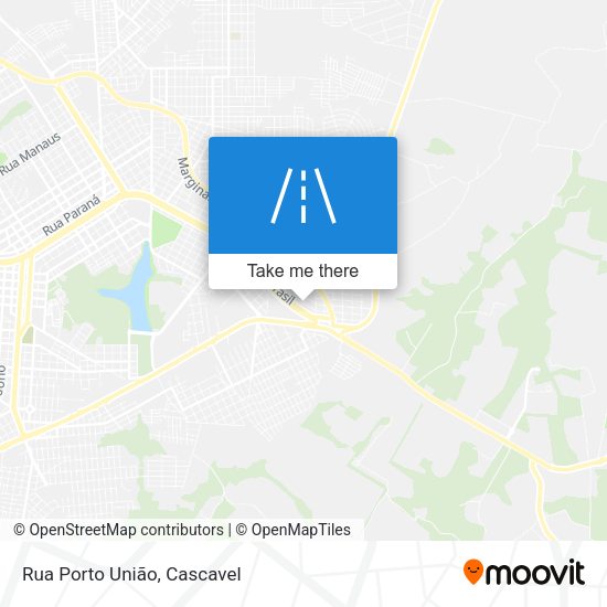 Rua Porto União map