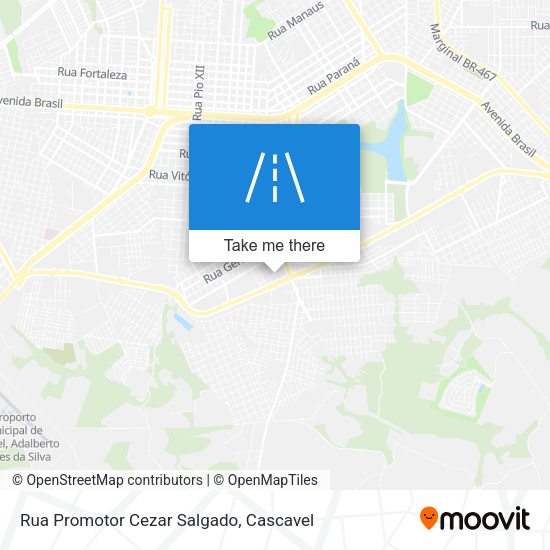 Rua Promotor Cezar Salgado map