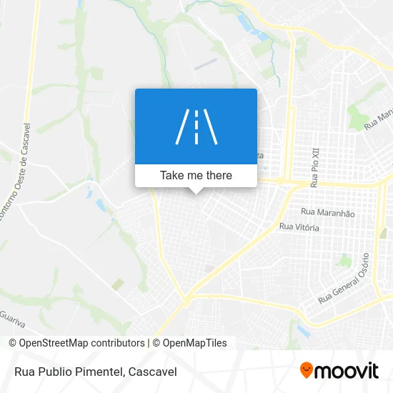 Rua Publio Pimentel map