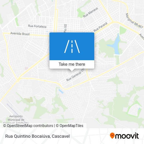 Rua Quintino Bocaiúva map
