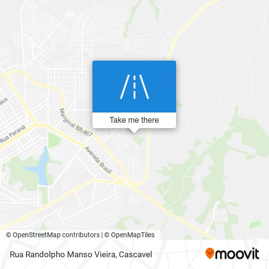 Rua Randolpho Manso Vieira map