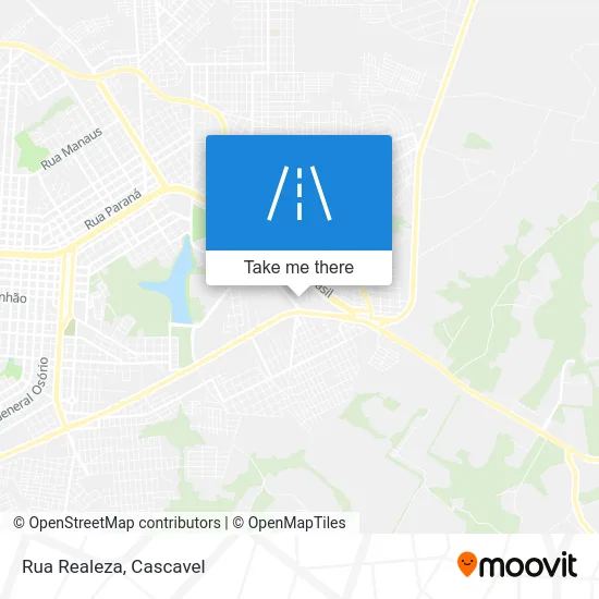 Rua Realeza map