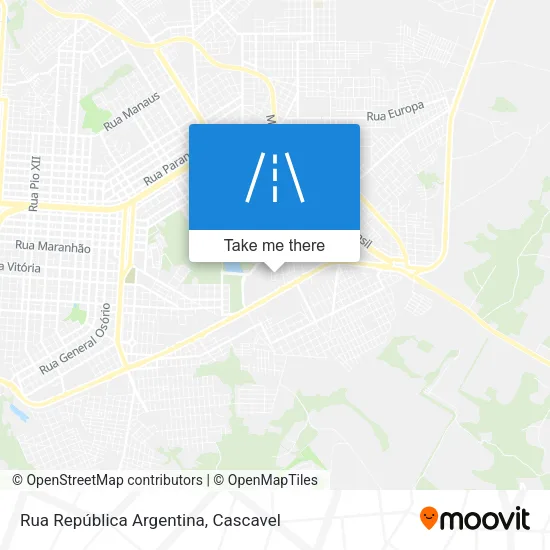 Rua República Argentina map