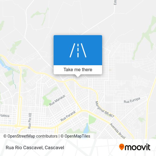 Rua Rio Cascavel map