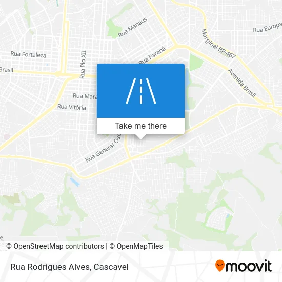 Rua Rodrigues Alves map