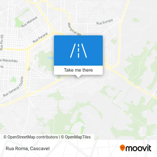 Rua Roma map