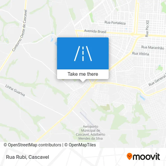 Rua Rubi map