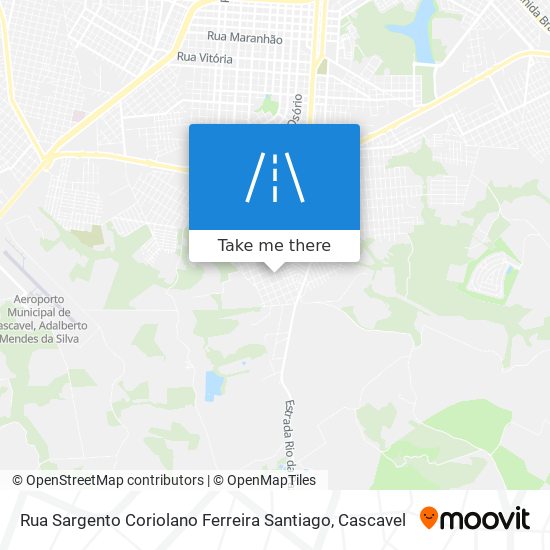 Rua Sargento Coriolano Ferreira Santiago map