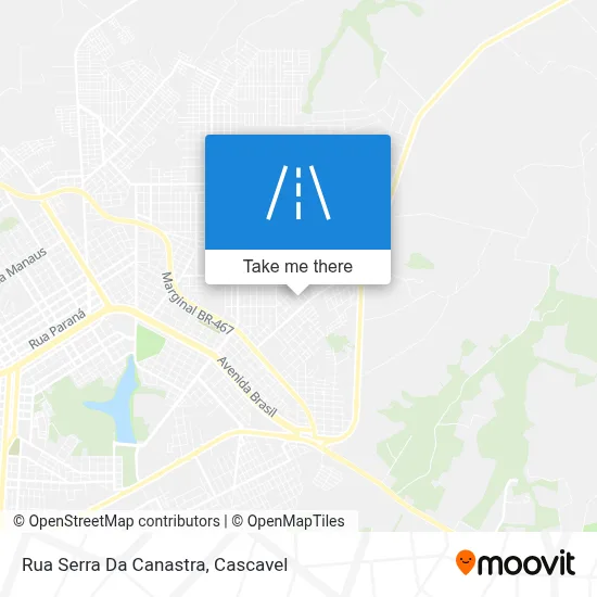 Rua Serra Da Canastra map