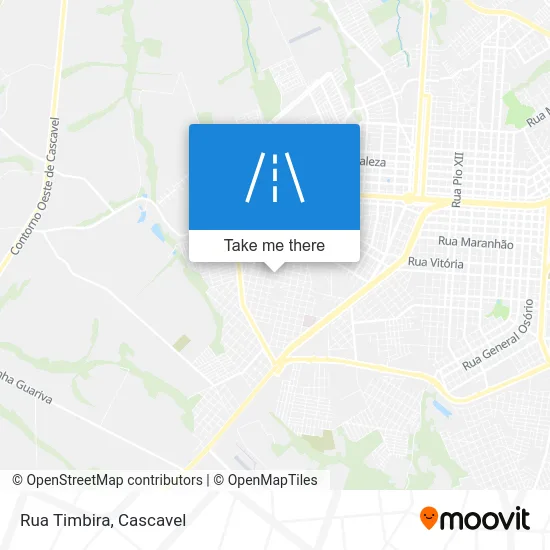 Rua Timbira map