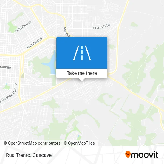 Rua Trento map