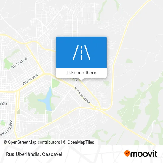 Rua Uberlândia map