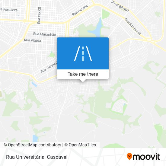 Rua Universitária map