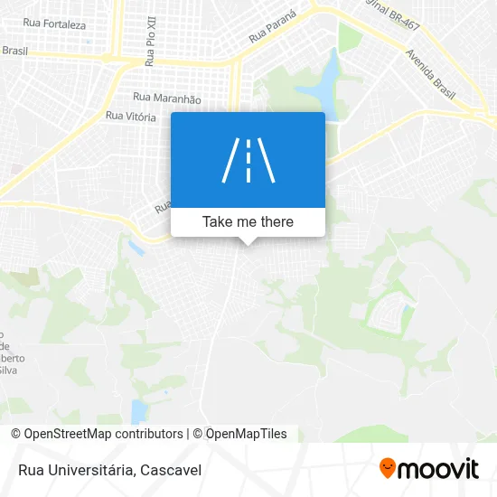 Rua Universitária map