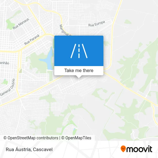Rua Áustria map