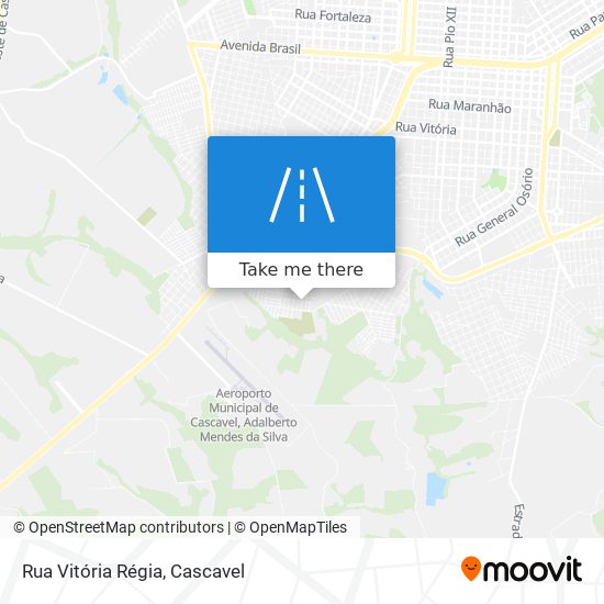 Mapa Rua Vitória Régia