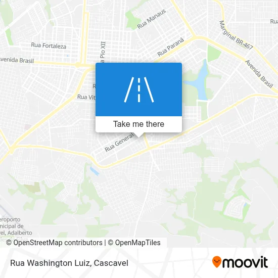 Rua Washington Luiz map