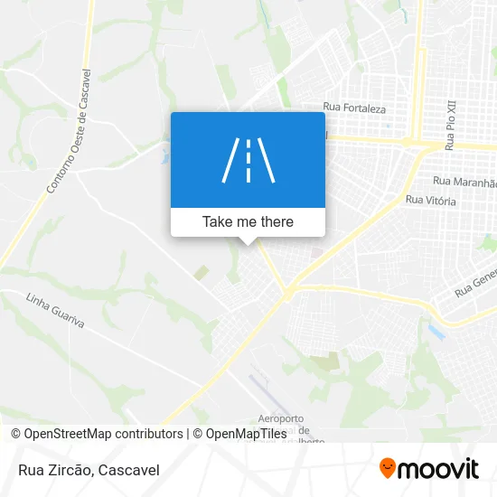 Rua Zircão map