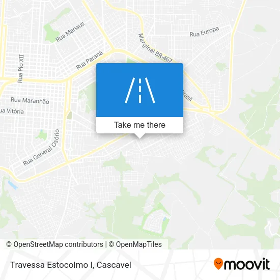 Travessa Estocolmo I map