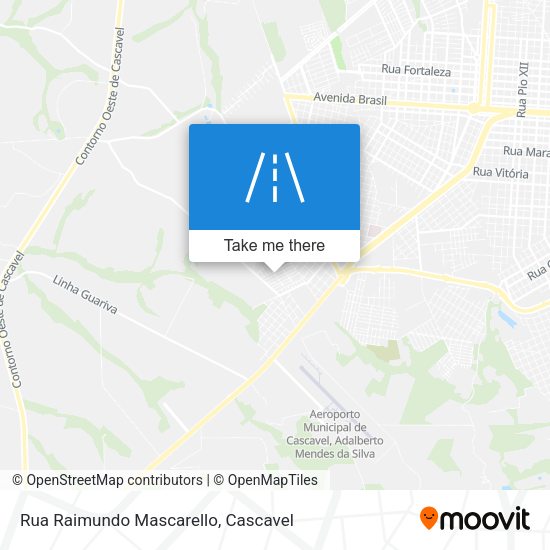 Rua Raimundo Mascarello map