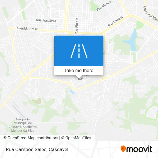 Rua Campos Sales map