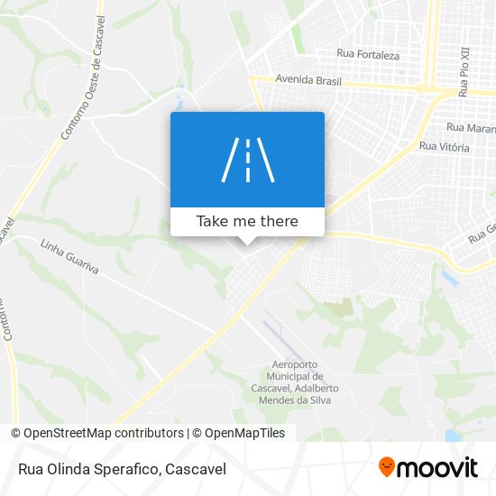 Rua Olinda Sperafico map