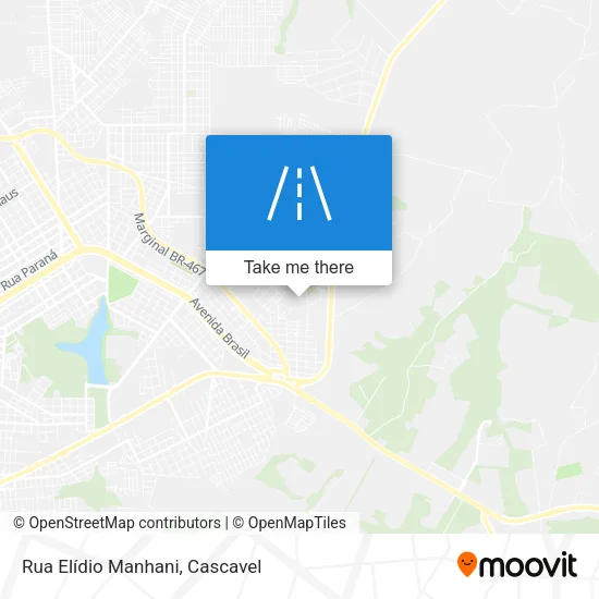 Rua Elídio Manhani map
