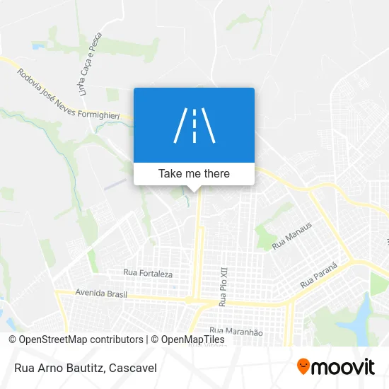 Rua Arno Bautitz map