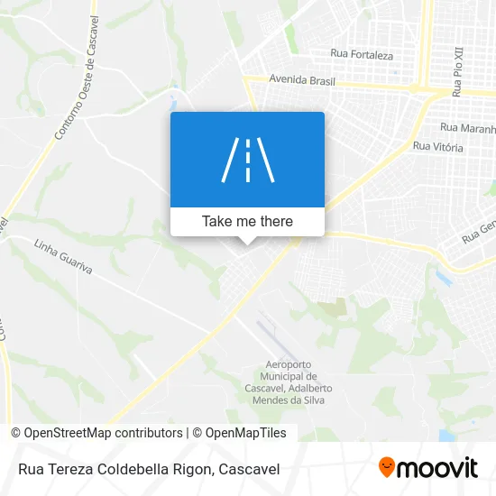 Rua Tereza Coldebella Rigon map