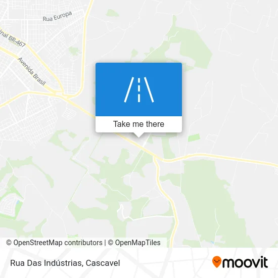 Rua Das Indústrias map