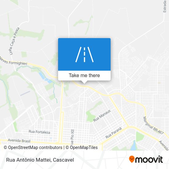 Rua Antônio Mattei map