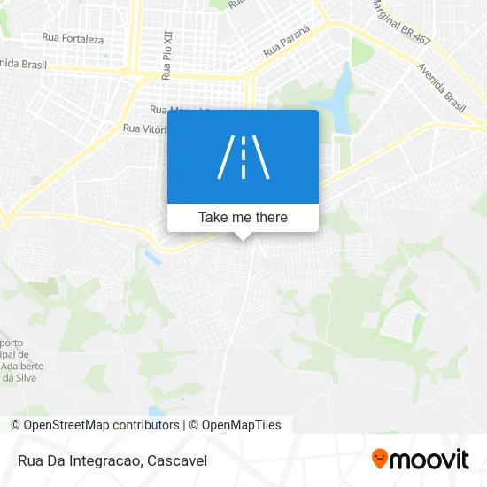 Rua Da Integracao map