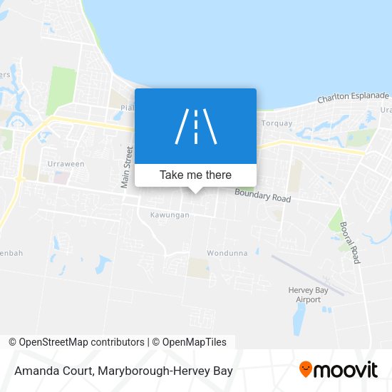 Amanda Court map