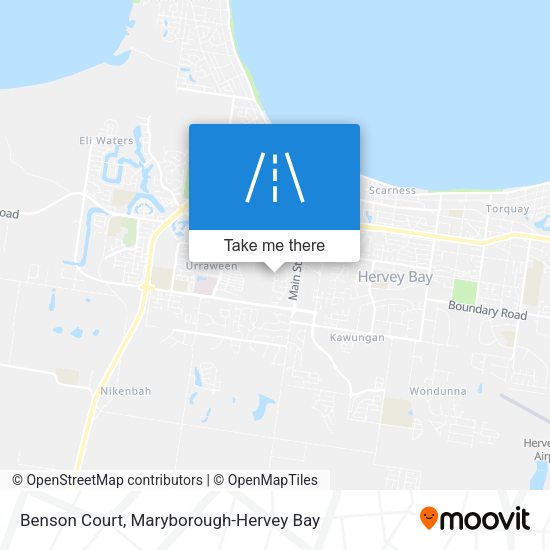 Benson Court map