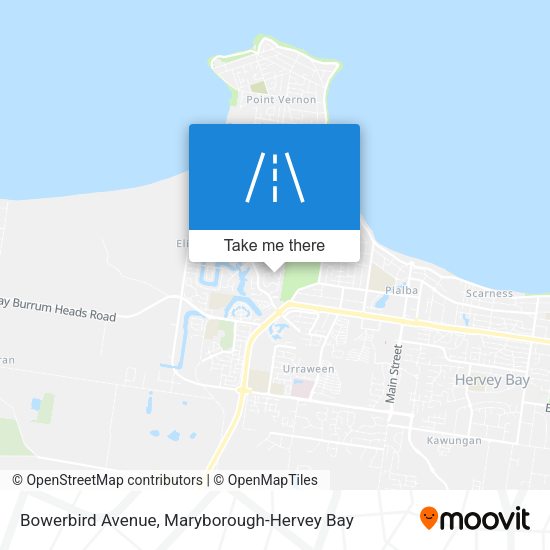 Bowerbird Avenue map