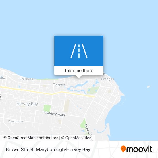 Brown Street map