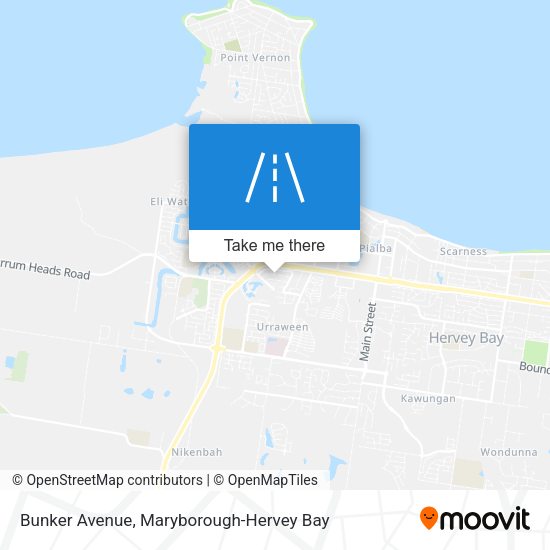 Bunker Avenue map