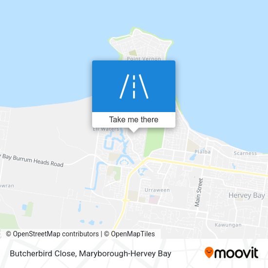 Butcherbird Close map