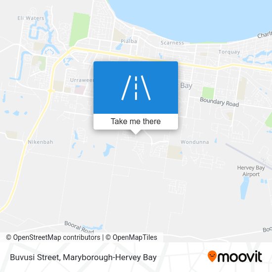 Buvusi Street map