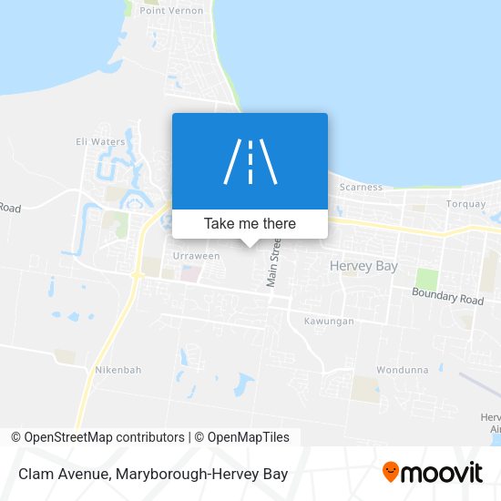 Clam Avenue map