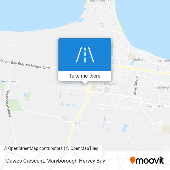 Dawes Crescent map