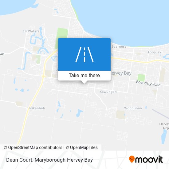 Dean Court map