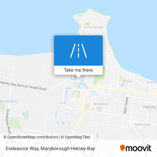 Endeavour Way map