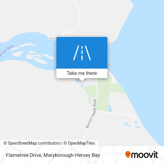 Flametree Drive map