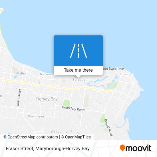 Fraser Street map