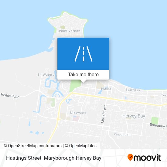 Hastings Street map