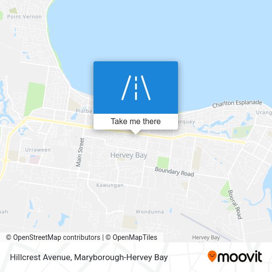 Hillcrest Avenue map